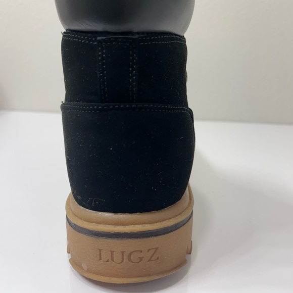 Lugz Warsaw Lace Up Men’s work Safety Shoes Size 13 Black - Picture 4 of 13